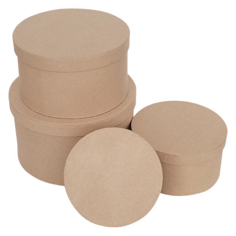 Kraft Cylindrical Boxes