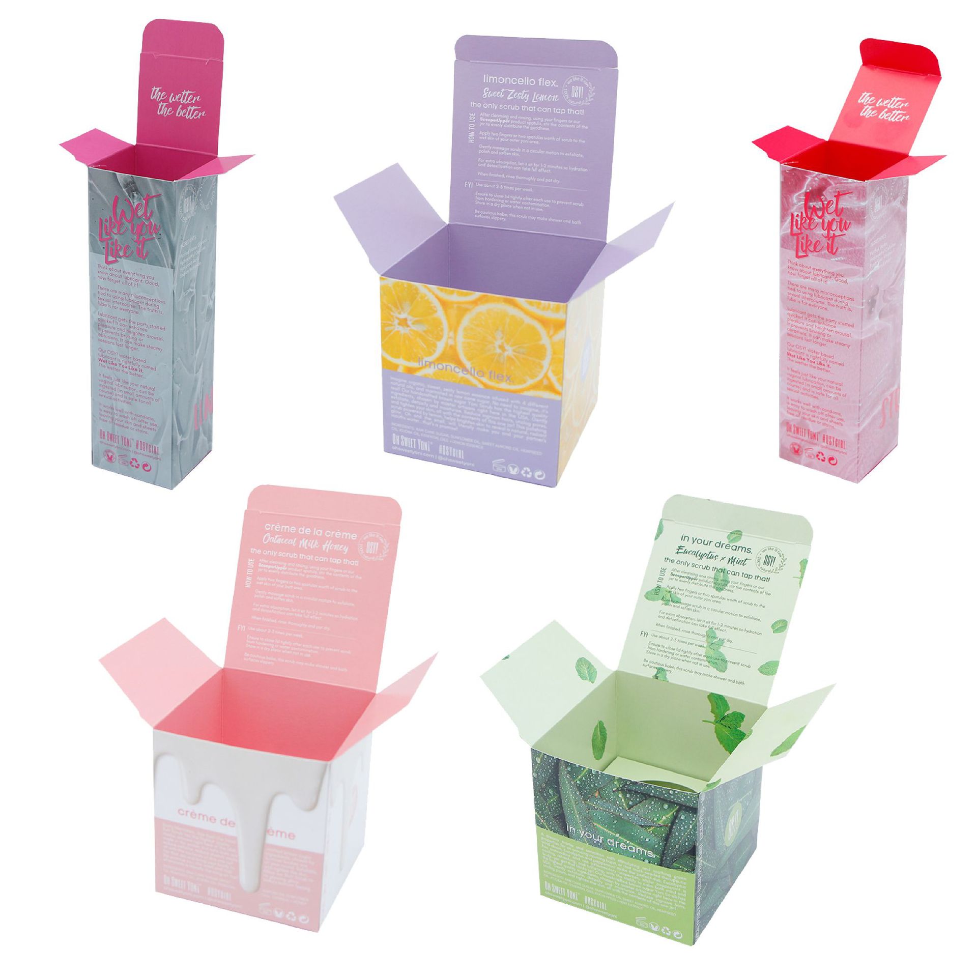 Double Sides Printing Box with Insert