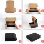 China Custom Custom Black Cards Corrugated Boxes | Yucaibox